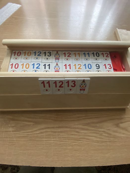 Joc rumy  di lemn masiv piese din plastic