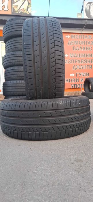 2бр. 235/45/18 Continental 6.5mm грайфер, дот 22г. Безплатен монтаж