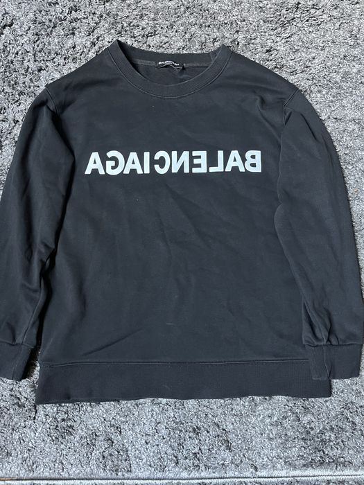 Bluzǎ Balenciaga Unifit Reverse Logo Calitate Nouǎ