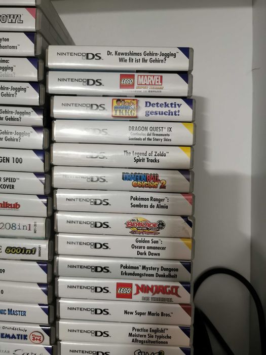 Vand/Schimb Colectie Lot 116 de jocuri (din 351) Nintendo DS ORIGINALE cu CUTIE  in valoare de 3900 euro sau SCHIMB CU DIVERSE PRODUSE sau AUTO