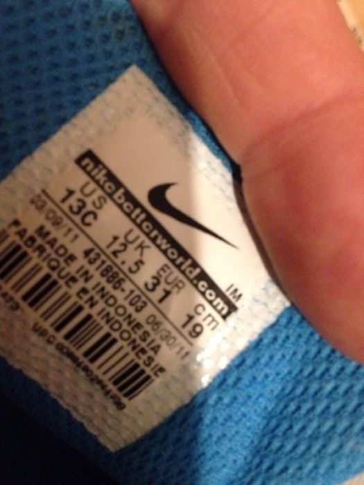 Кожени маратонки Найк; номер 31