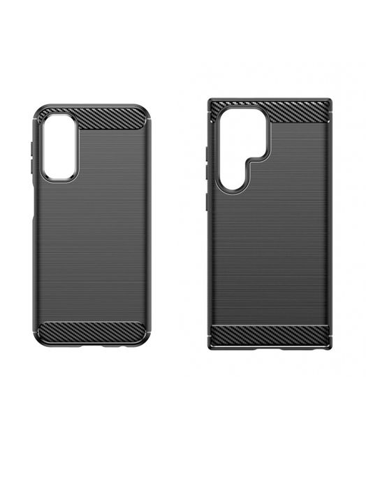 Samsung S23 S24 PLUS S25 S26 ULTRA Husa Silicon Brush Neagra