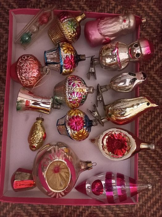 СССР Дед Мороз, елочные игрушки,см.все фото