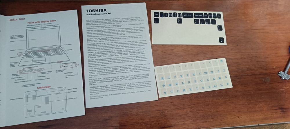 Ноутбук toshiba рабочий