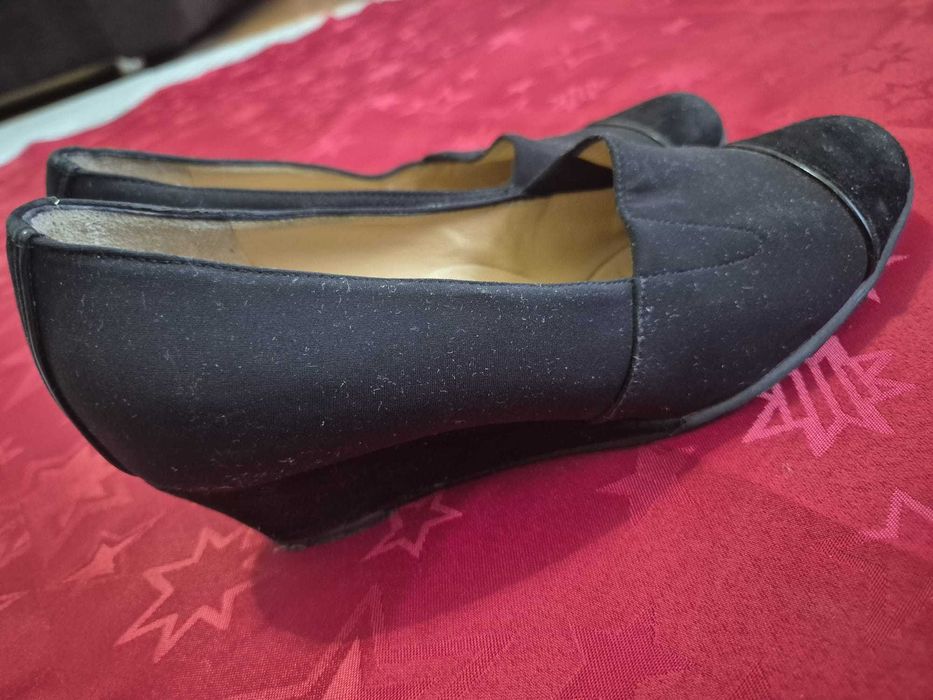 Pantofi elegant din piele întoarsă pentru femei nr. 38