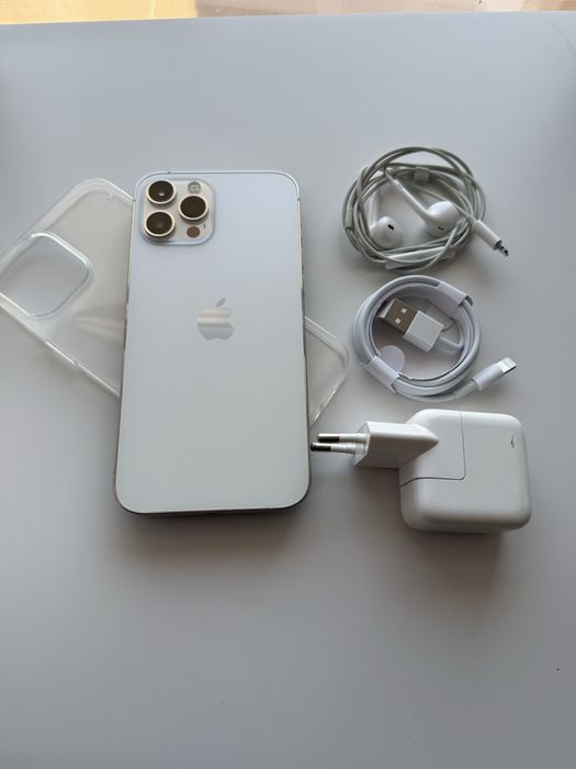 iphone 12 pro max 128gb silver second hand si noi de vanzare