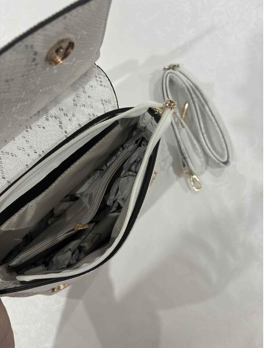 Сумка тоут Натуральная кожа белый