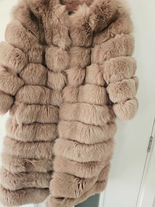 Палто естествен косъм лисица