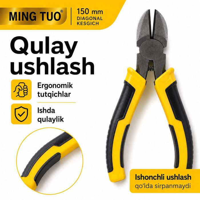 MING TUO - har bir usta va uy uchun ideal yordamchi!  
150 mm uzunl