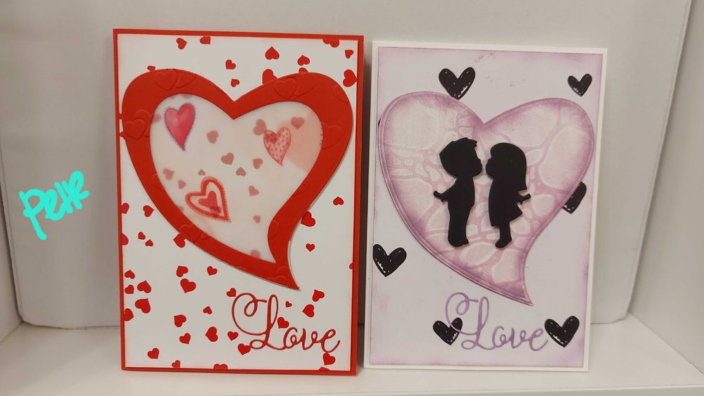 Ръчно изработени картички за Свети Валентин