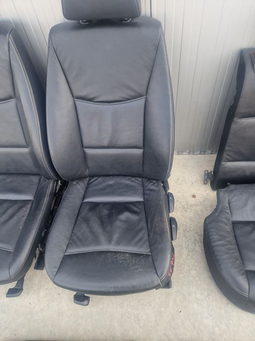Scaune fata bancheta interior piele neagră cu încălzire bmw x3 f25