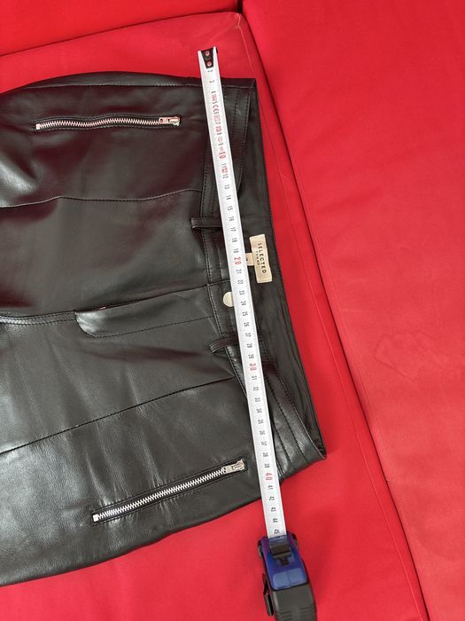 Pantaloni dama Selected 38 piele naturala