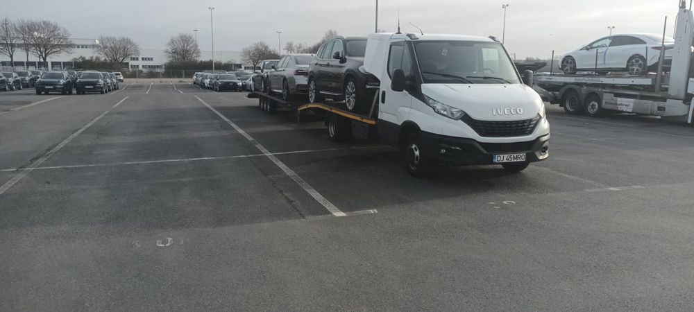 Transport auto pe platforma Germania Belgia Olanda Danemarca