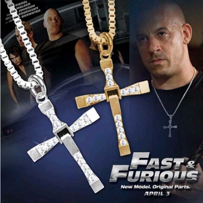 Колие,ключодържател Бързи яростни Вин Дизъл Fast&Furious Торето cross