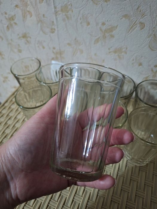 Граненые стаканы и рюмки ссср.