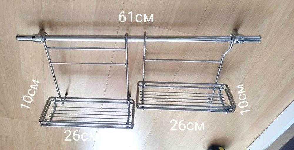 Кухненски аксесоари, релси, крепежни елементи неръждаема стомана Итали