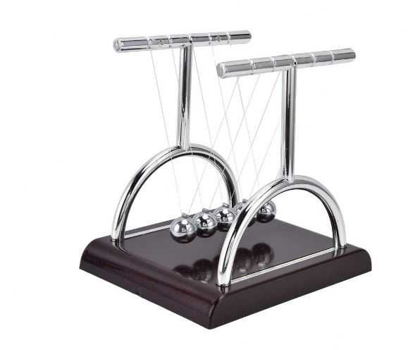 Люлката на Нюто.Блъскащи Топчета и Перпетуум Мобиле за бюро. Игра