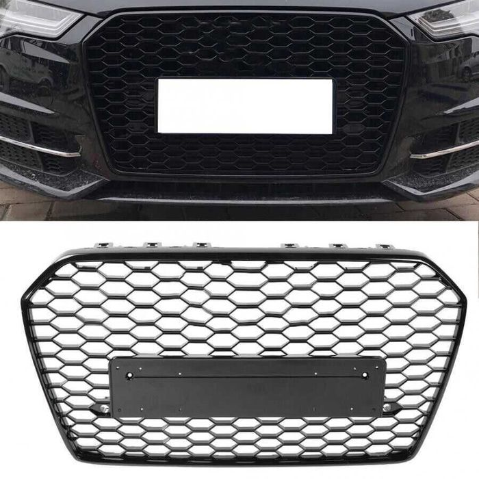 Grila Audi A6 C7 RS Style negru lucios (15-18) NOU