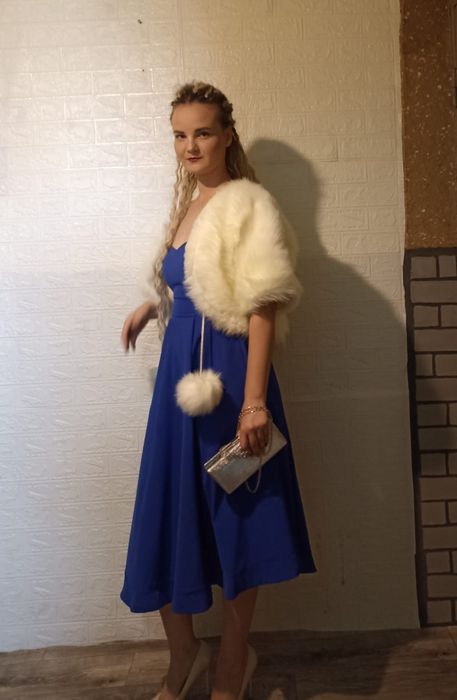 Меховое болеро .