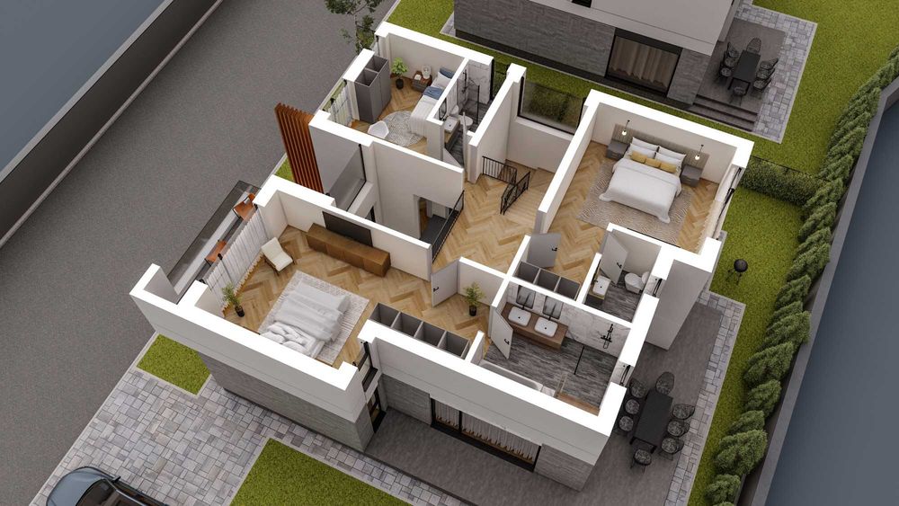 1800 mp TUNARI - Proiect Cu Autorizatie De Constructie 4 CASE