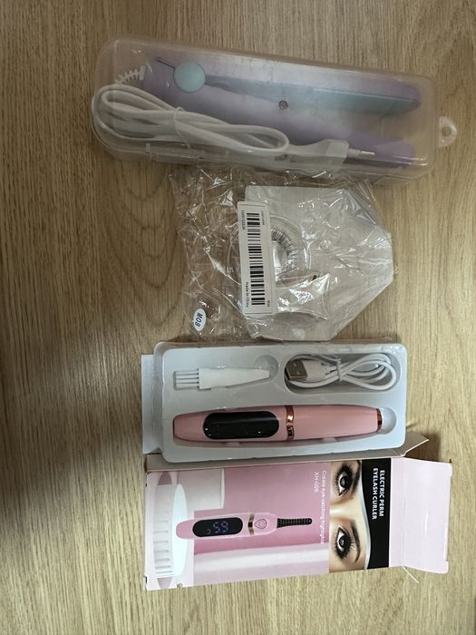 Нов комплект миглоизвивачка мигли и преса