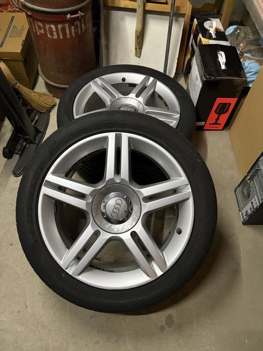 Jante Audi originale R17 + anvelope 235/45 R17 – set complet