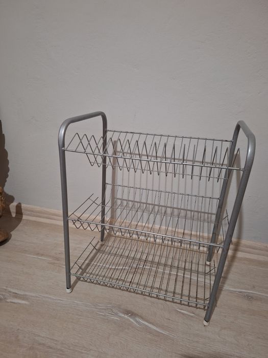 Сешоар за Съдове .На две нива . Запазен .Метален .