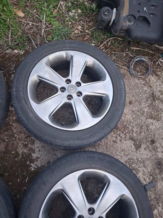 Ляти джанти 18ки с летни гуми Опел мола оригинални Opel moka