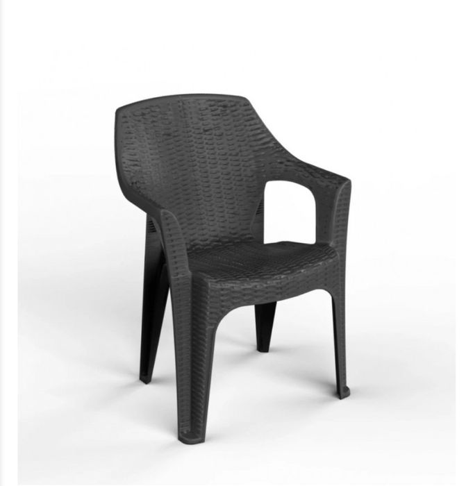 Стол ПВЦ Ратан пластмаса сив зелен кафяв