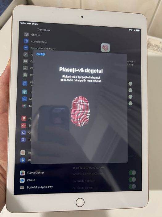 Ipad 7 32gb sanatate bateria 91%
