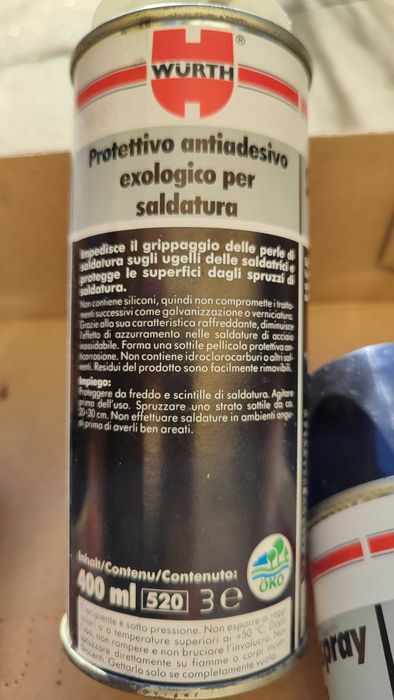 Защитен заваръчен спрей за защита на детайлите и дюзата от пръски
