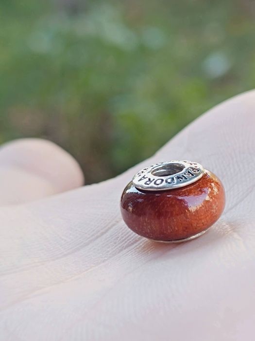 Charm Pandora 925, Muirapiranga Wood