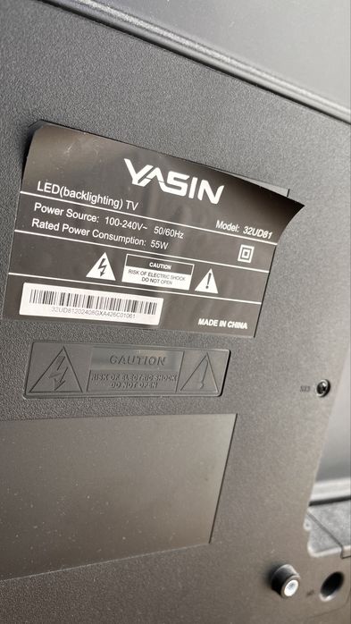 Телевизор YASIN Экран Сломанный
