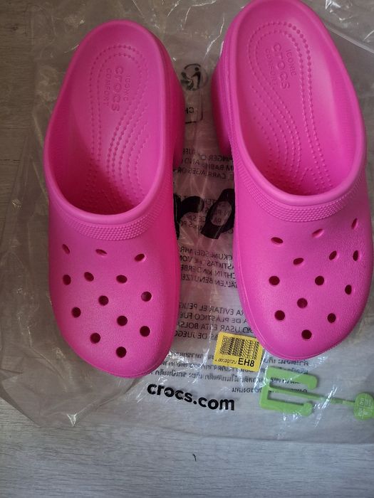 Saboti crocs siren clog,roz
