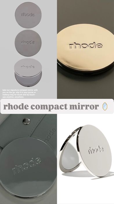 Rhode косметичка, румяна, блеск, зеркало