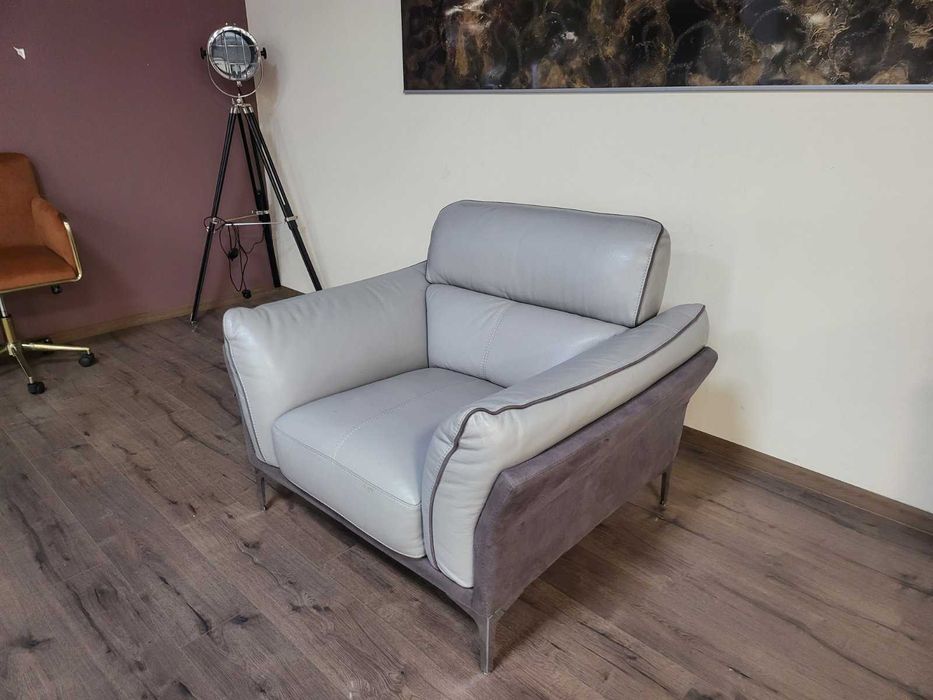 Сив фотьойл от кожа и плат