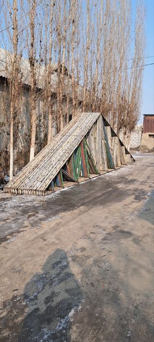 Навес куриш хизмати Узбекистан буйлаб кантинер профил материалидан