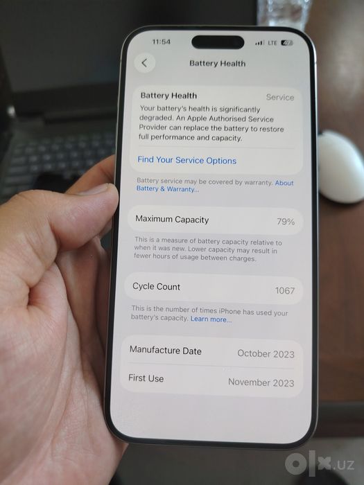 Iphone 15 pro max uzim ishlatganman