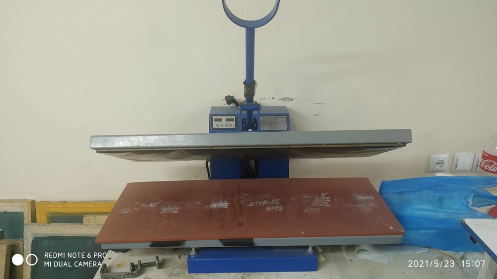 Шелкография. Печать карусель  6