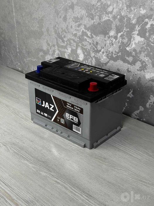 jaz 12volt 70ah 650en akkumulyator avtomobil uchun