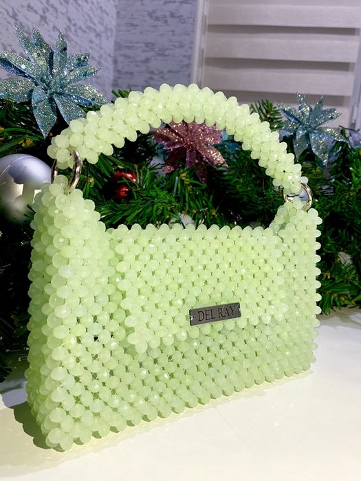 Сумка из бусин ручная работа