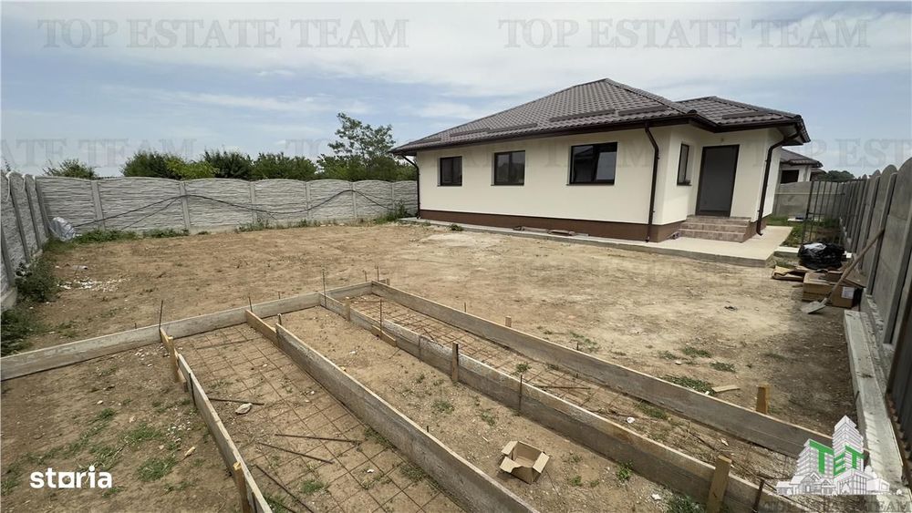 Casa individuala 4 camere pe parter, cu toate utilitatile si 400 mp de