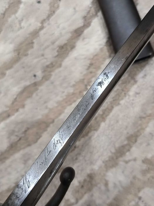 Френски щик нож байонет Шаспо Chassepot M1866 еднакви номера