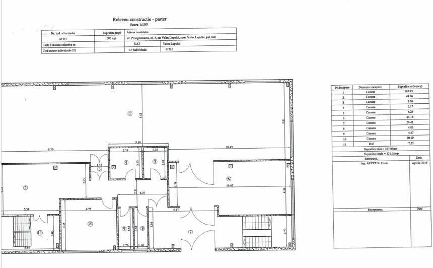 Hala de inchiriat D+P+2E, 1.200 mp, 5 €/mp – integral sau pe etaje