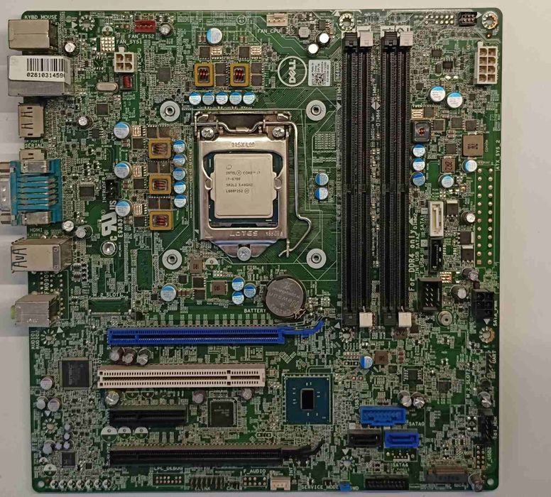 Дънна Платка Dell Precision с Процесор Intel i7-6700