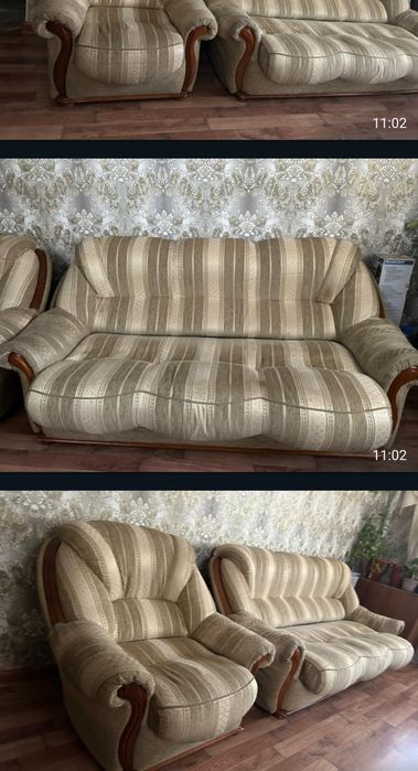 Продаем диван и два кресла