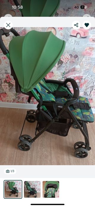 Chicco Коляска б/у как чемоданчик