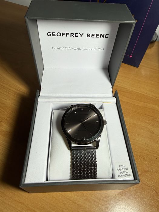 Ceas Geoffrey Beene – Black Diamond Collection – Elegant & Modern