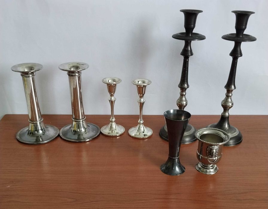 Свещници и вазички от метал