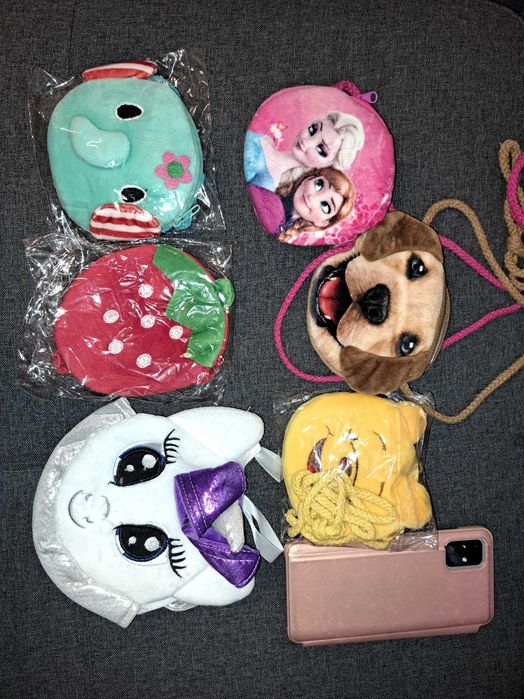 Mini gentute Elsa elefant catel Winnie unicorn capsuna